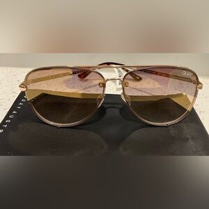 Quay Australia Rose Gold Sunglasses